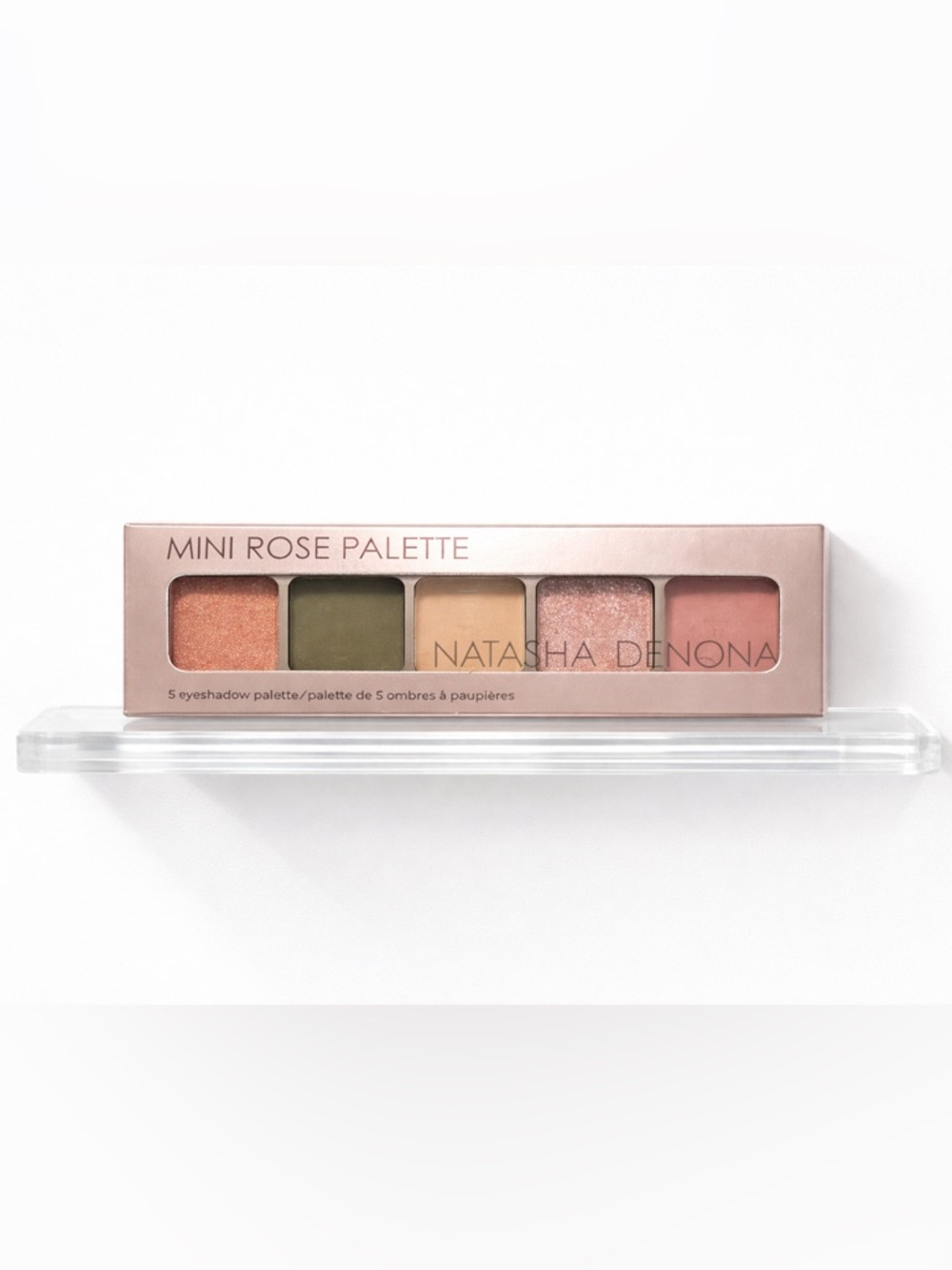 Natasha Denona Mini Rose Palette‎ - Pink and Green Eyeshadow Set